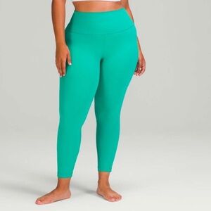 EUC Lululemon Align High-Rise Pant 25" Maldives Green Size 20